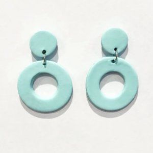 Mint Retro Earrings